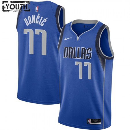 Kinder NBA Dallas Mavericks Trikot Luka Doncic 77 Nike 2020-2021 Icon Edition Swingman